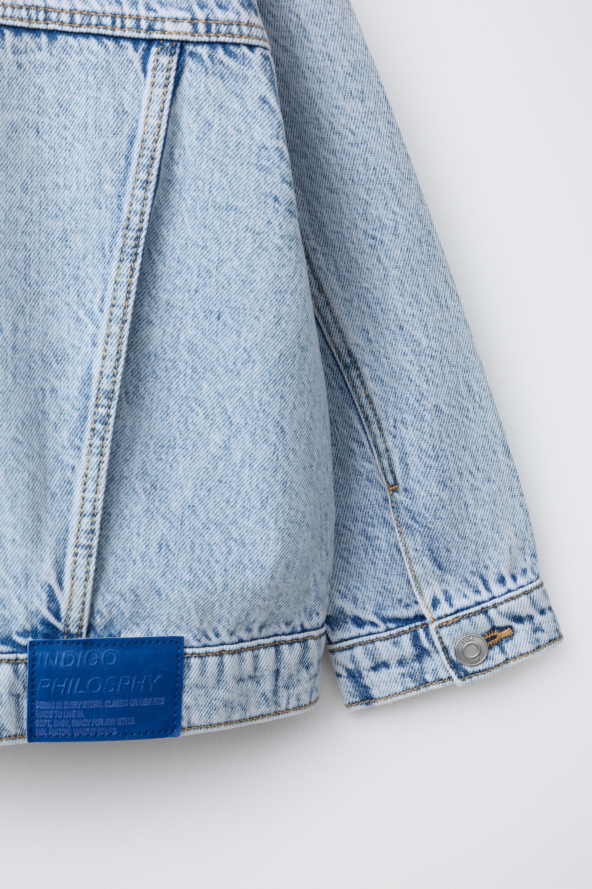 DENIM JACKET WITH LABEL